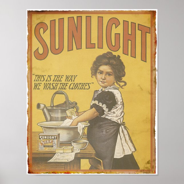 Póster Jabón solar - 1873 (Frente)