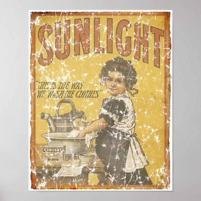 Póster Jabón solar - 1873- afligido (Frente)