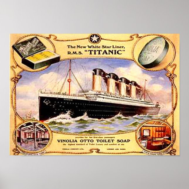 Póster Jabón Titanic (Frente)