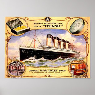 Póster Jabón titanico
