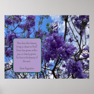 Póster Jacaranda Purple Poster