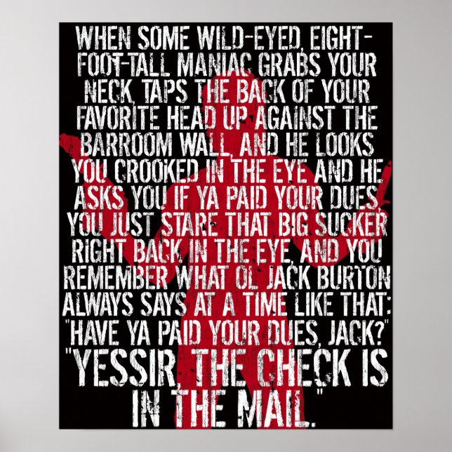 Póster Jack Burton poster (Frente)