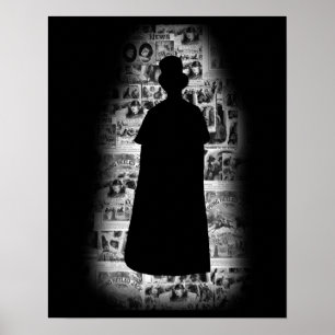 Póster Jack el Poster de la silueta de Ripper