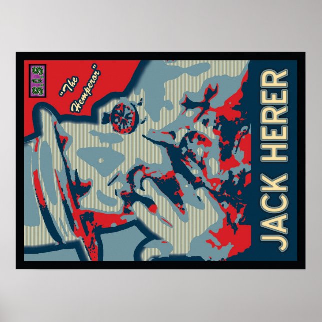 Póster Jack Herer - Poster SOS 18x24 (Frente)