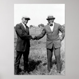 Póster Jack Johnson Agitando Las Manos Con Tut Jackson