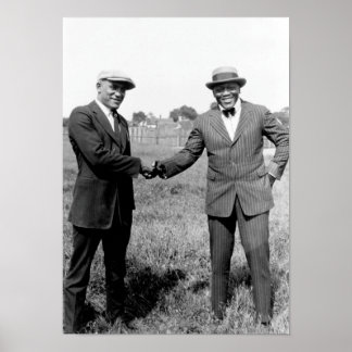 Póster Jack Johnson Agitando Las Manos Con Tut Jackson