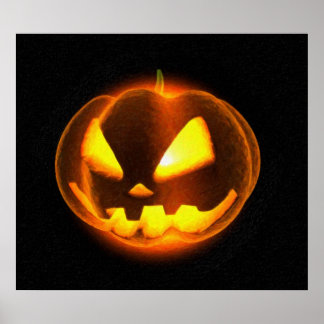 Póster jack-o-lantern