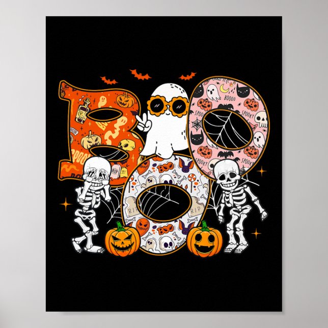 Póster Jack O Lantern Bompkin Griddy Dance Halloween (Frente)