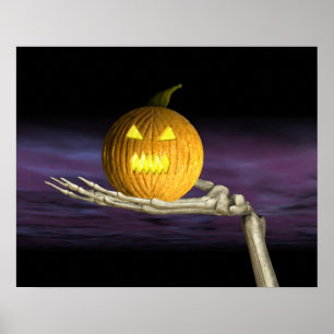 Póster Jack-o-Lantern - Halloween Poster