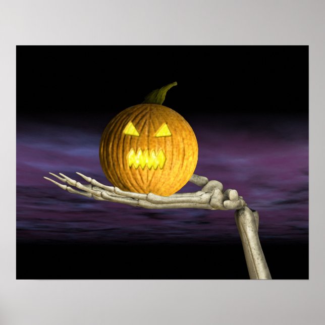 Póster Jack-o-Lantern - Halloween Poster (Frente)