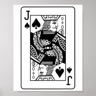 Póster Jack Of The Spades Costume Apparel Deck Halloween