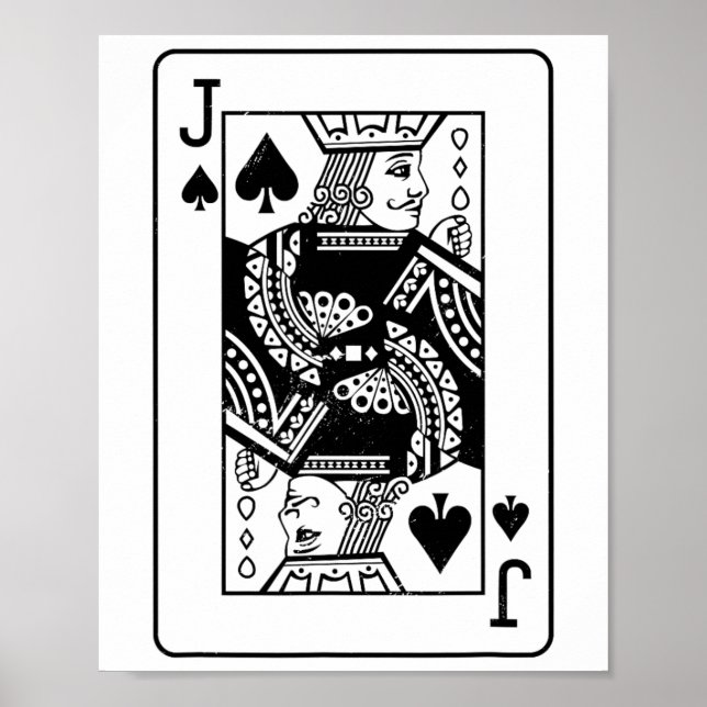 Póster Jack Of The Spades Costume Apparel Deck Halloween (Frente)