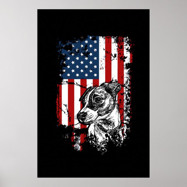 Póster Jack Russell (Frente)