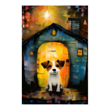 Jack Russell Terrier en su acogedora casa
