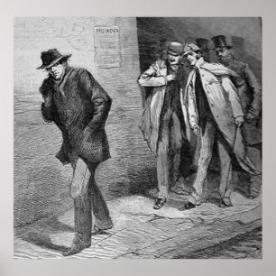 Póster Jack the Ripper el asesino de Whitechapel