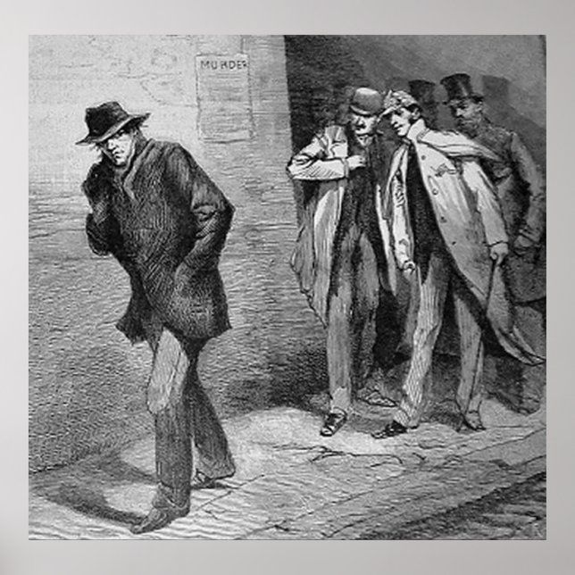 Póster Jack the Ripper The Whitechapel Murderer (Frente)