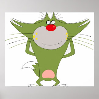Póster jack vector Oggy Y Las Cucarachas