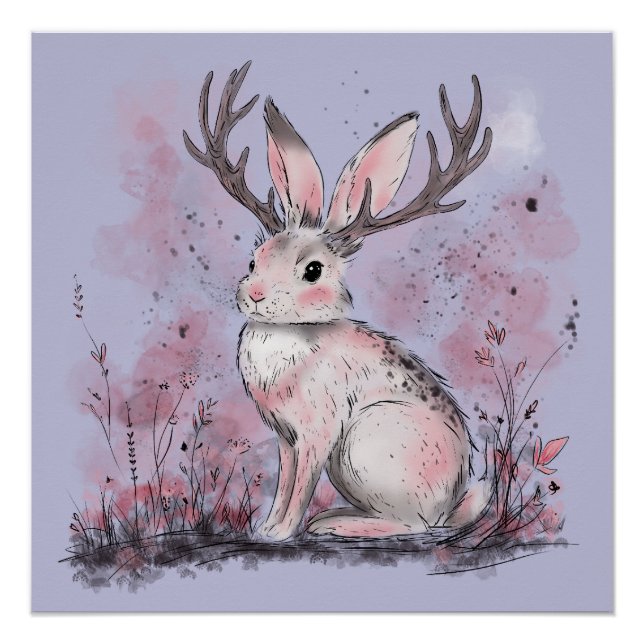 Póster Jackalope (Anverso)