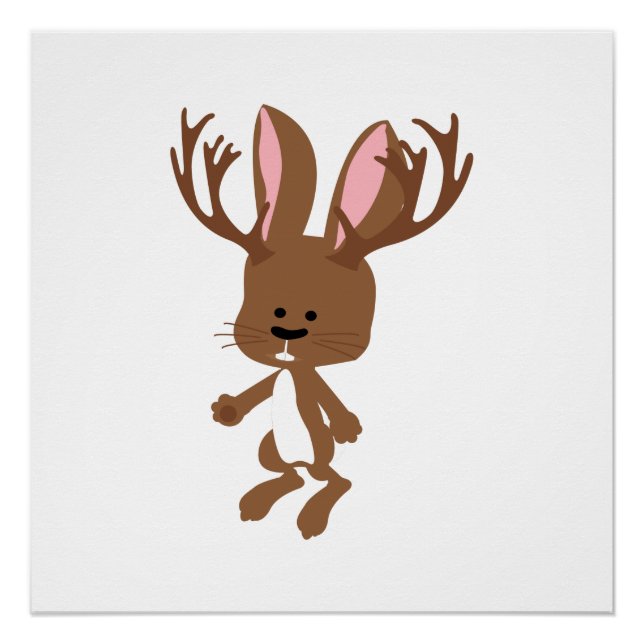 Póster Jackalope lindo (Anverso)