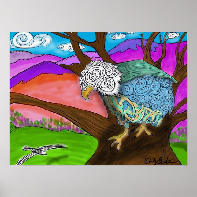 Póster Jackie con sombra (Frente)