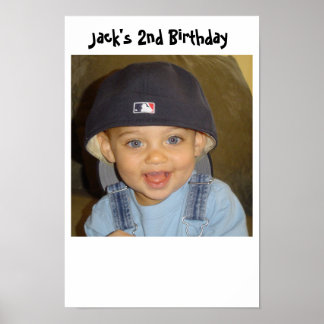 Póster jacks de 2º cumpleaños