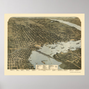 Póster Jacksonville, FL - 1893