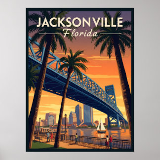 Póster Jacksonville Florida
