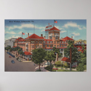 Póster Jacksonville, la Florida - vista exterior del