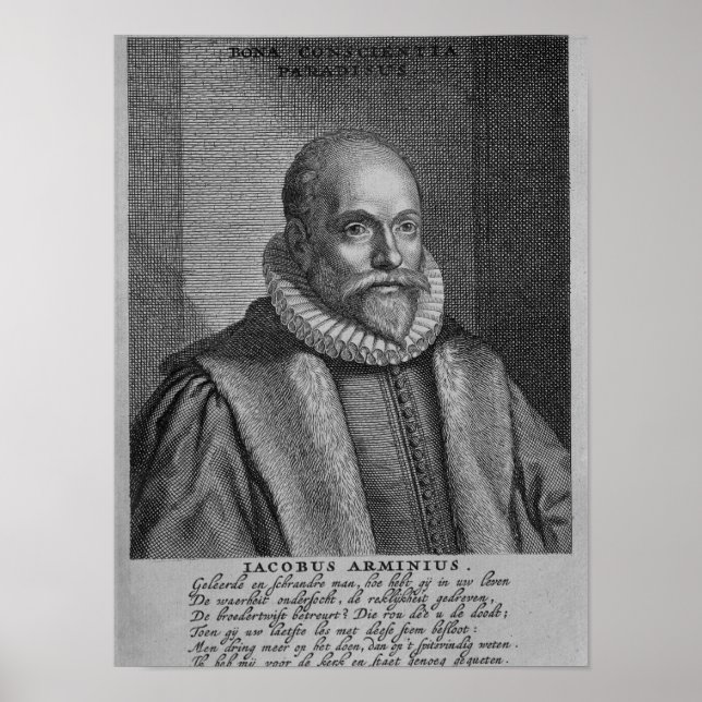 Póster Jacobus Arminius (Frente)