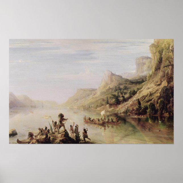 Póster Jacques Cartier Discovering the St. Lawrence (Frente)
