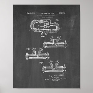 Póster Jacques Cousteau Mouthpiece Para Respirar Apparatu