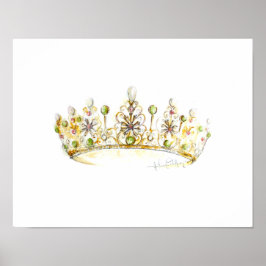 Póster Jade Pearl Crown by Heather French Henry