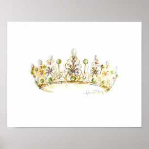 Póster Jade Pearl Crown by Heather French Henry