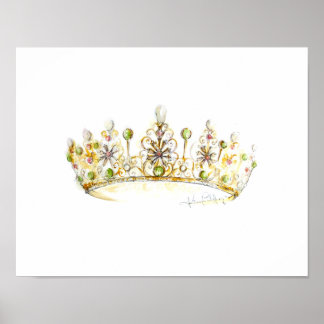 Póster Jade Pearl Crown by Heather French Henry