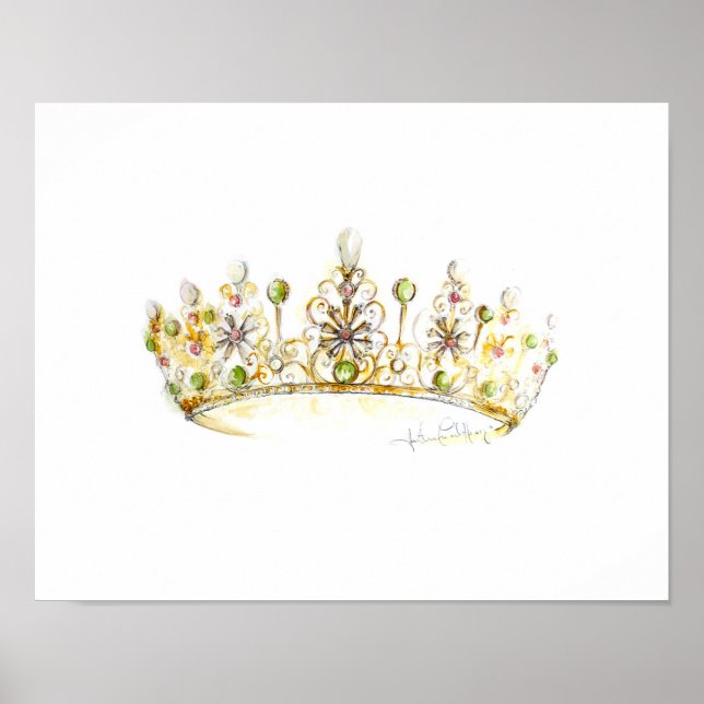Póster Jade Pearl Crown by Heather French Henry (Frente)