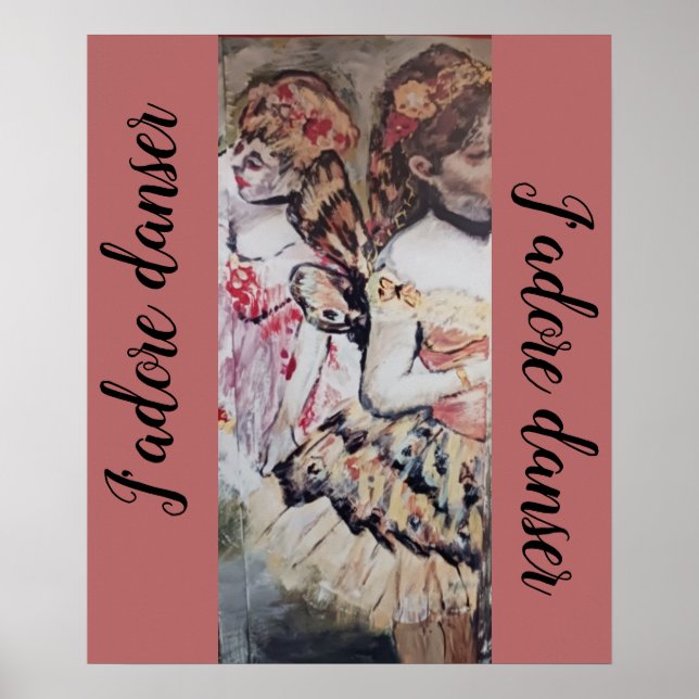 Póster J'adore danser (Frente)