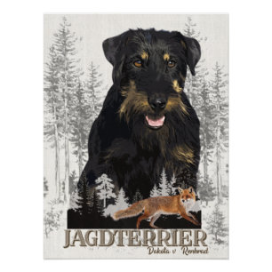 Póster Jagdterrier Dakota v. Renbrad Faux Canvas Print