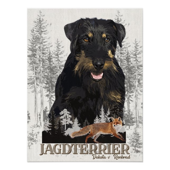 Póster Jagdterrier Dakota v. Renbrad Faux Canvas Print (Anverso)