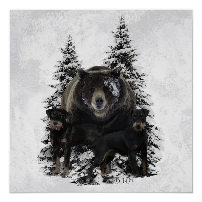 Póster Jagdterrier Tapestry (Anverso)