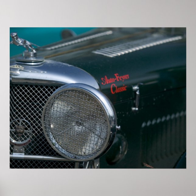 Póster jaguar antiguo (Frente)