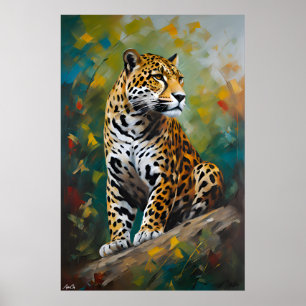 Póster Jaguar Arte