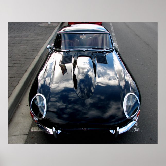 Póster Jaguar E-Type (Frente)