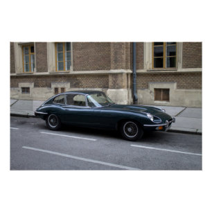 Póster Jaguar E-Type Hardtop