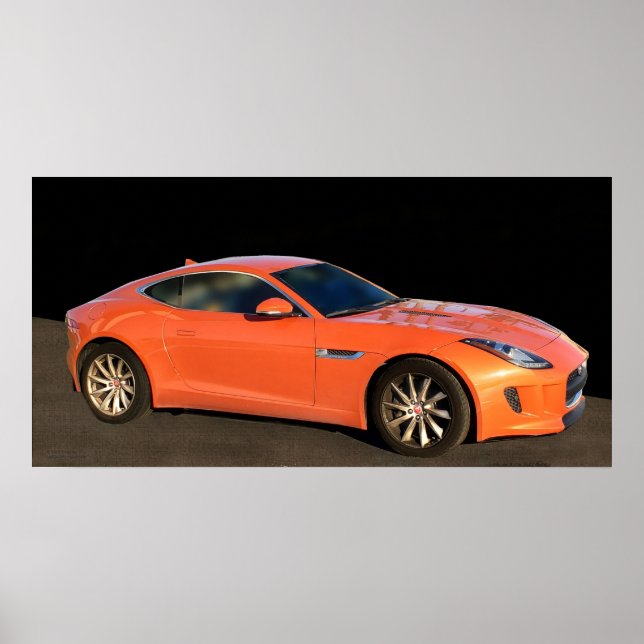 Póster Jaguar F-TYPE Coupe POSTER (Frente)