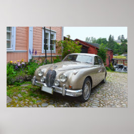 Póster Jaguar Mark 2 en Porvoo, Finlandia