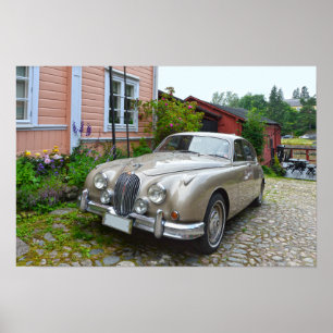 Póster Jaguar Mark 2 en Porvoo, Finlandia