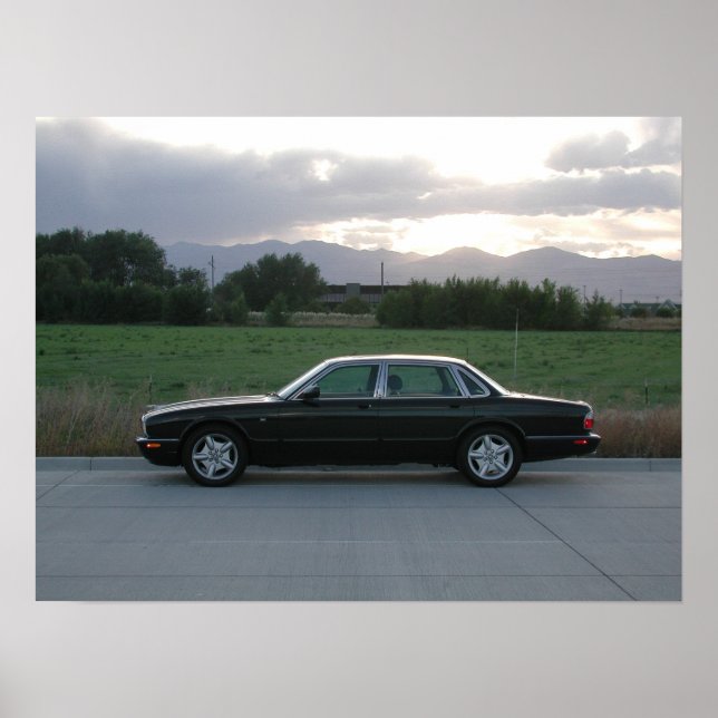 Póster Jaguar XJ8 (Frente)