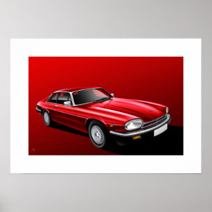 Póster Jaguar XJ-S
