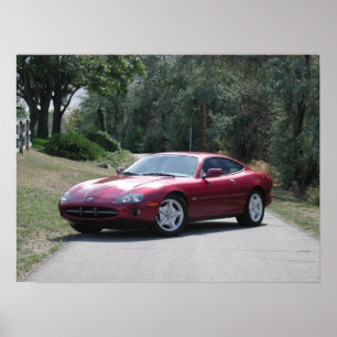 Póster Jaguar XK8 Coupe