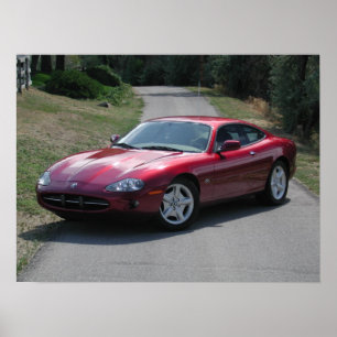 Póster Jaguar XK8 Coupe